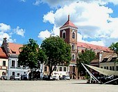 Kaunas - Stadtansicht Marktplatz