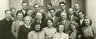 Neulehrer und Altlehrer 1948 - Gruppenfoto