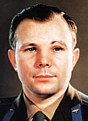 Gagarin (1934-1968), erster Mensch, der die Erde verlassen hat fr 180 Minuten. Ein tagischer Unfall beendet sein Leben bei einem Testflug.