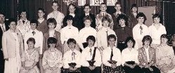 Abschlussfoto zur Jugendweihe 1987