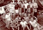 FERIENGESTALTUNG: rtliche Ferienspiele, bernachtung im Schulpark 1984